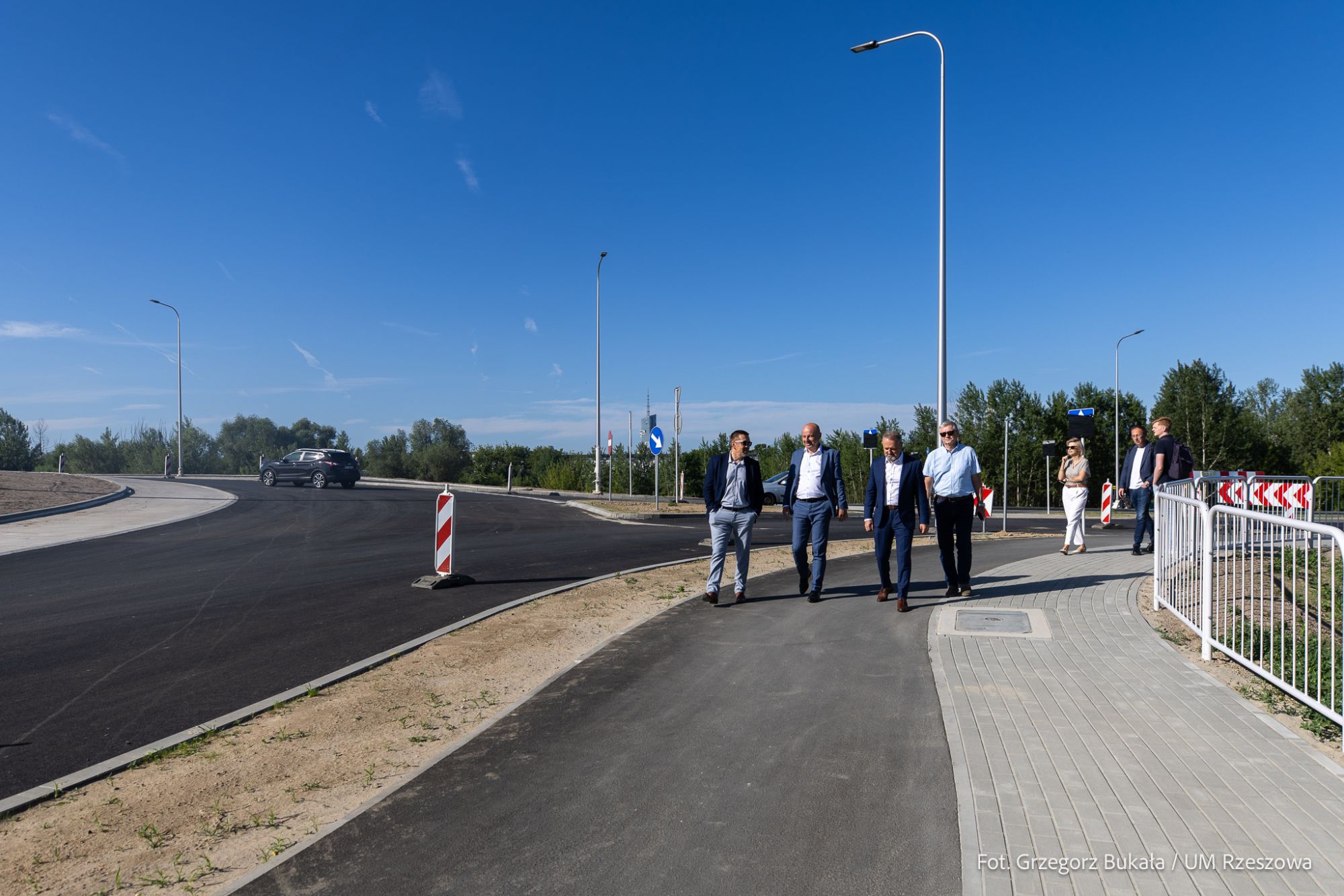 zdjęcie z pierwszego odcinka Wisłokostrady, fot. Grzegorz Bukała, Urząd Miasta Rzeszowa